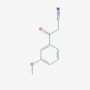 molecular formula C10H9NO2 B1361121 3-(3-Methoxyphenyl)-3-oxopropanenitrile CAS No. 21667-60-7