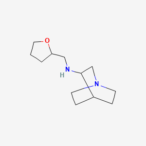 molecular formula C12H22N2O B1361129 N-(Tetrahydro-2-furanylmethyl)-3-quinuclidinamine 