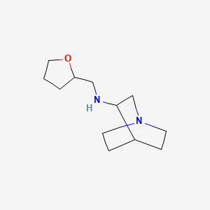 molecular formula C12H22N2O B1361129 N-(oxolan-2-ylmethyl)-1-azabicyclo[2.2.2]octan-3-amine 