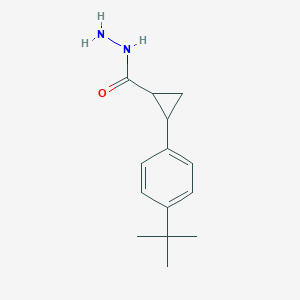 molecular formula C14H20N2O B1361134 2-(4-tert-Butylphenyl)cyclopropanecarbohydrazide CAS No. 438616-66-1