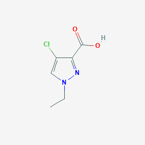 molecular formula C6H7ClN2O2 B1361135 4-Chloro-1-ethyl-1H-pyrazole-3-carboxylic acid CAS No. 512810-20-7