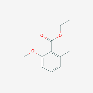 molecular formula C11H14O3 B1361137 Ethyl 2-methoxy-6-methylbenzoate CAS No. 6520-83-8