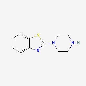 molecular formula C11H13N3S B1361138 2-Piperazin-1-yl-benzothiazole CAS No. 55745-83-0