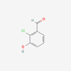 molecular formula C7H5ClO2 B1361139 2-Chloro-3-hydroxybenzaldehyde CAS No. 56962-10-8