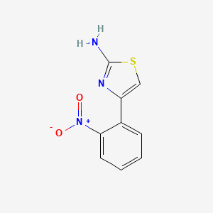 molecular formula C9H7N3O2S B1361146 4-(2-Nitrophenyl)thiazole-2-amine CAS No. 90323-06-1