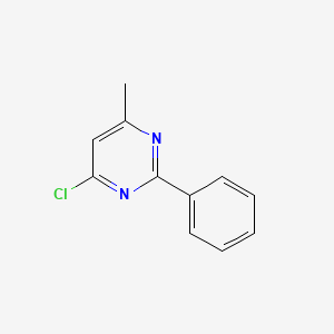 molecular formula C11H9ClN2 B1361156 4-Chloro-6-methyl-2-phenylpyrimidine CAS No. 29509-92-0