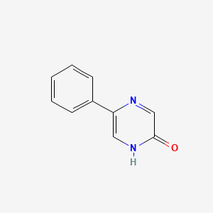 molecular formula C10H8N2O B1361161 5-phenyl-1H-pyrazin-2-one CAS No. 25844-72-8