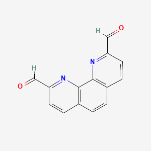 molecular formula C14H8N2O2 B1361168 1,10-Phenanthroline-2,9-dicarbaldehyde CAS No. 57709-62-3