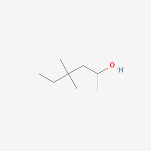 molecular formula C8H18O B13611733 4,4-Dimethylhexan-2-ol 
