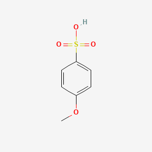 molecular formula C7H8O4S B1361177 4-Methoxybenzenesulfonic acid CAS No. 5857-42-1