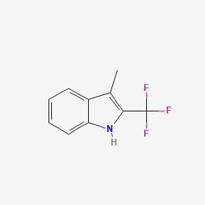 molecular formula C10H8F3N B1361186 3-Methyl-2-(trifluoromethyl)-1H-indole CAS No. 913955-35-8