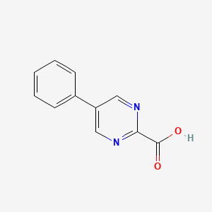 molecular formula C11H8N2O2 B1361187 5-Phenylpyrimidine-2-carboxylic acid CAS No. 85386-20-5