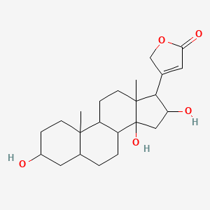 molecular formula C23H34O5 B1361189 16beta-Hydroxydigitoxigenin 
