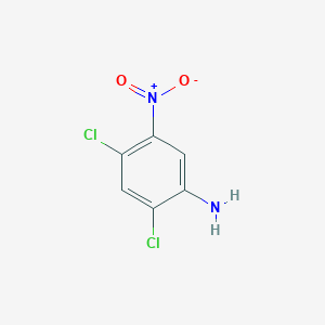 molecular formula C6H4Cl2N2O2 B1361190 2,4-Dichloro-5-nitroaniline CAS No. 34033-44-8