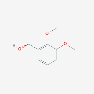 molecular formula C10H14O3 B13611940 (R)-1-(2,3-Dimethoxyphenyl)ethan-1-ol 