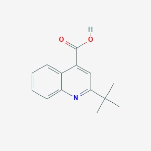 molecular formula C14H15NO2 B1361198 2-t-Butyl-4-quinoline carboxylic acid 