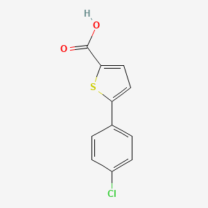 molecular formula C11H7ClO2S B1361200 5-(4-Chlorophenyl)thiophene-2-carboxylic acid CAS No. 40133-14-0