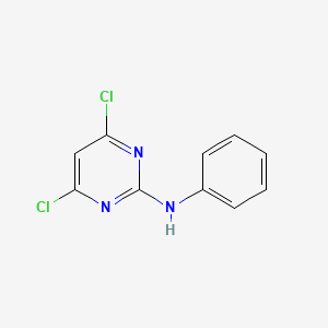 molecular formula C10H7Cl2N3 B1361205 4,6-Dichloro-N-phenyl-2-pyrimidinamine CAS No. 28230-48-0