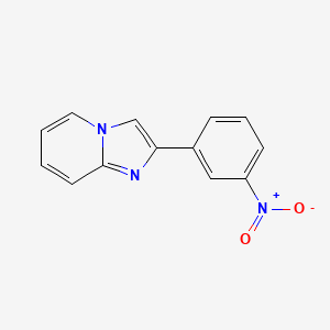 molecular formula C13H9N3O2 B1361207 2-(3-Nitrophenyl)imidazo[1,2-a]pyridine CAS No. 34658-67-8