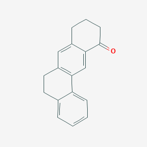 molecular formula C18H16O B1361212 5,6,8,9-Tetrahydrobenz[a]anthracen-11(10H)-one CAS No. 1470-04-8