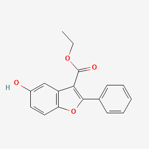 5-Hydroxy-2-phenyl-benzofuran-3-carboxylic acid ethyl ester