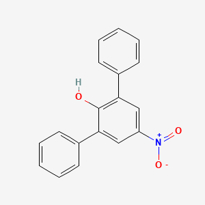 molecular formula C18H13NO3 B1361223 4-Nitro-2,6-diphenylphenol CAS No. 2423-73-6