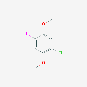 molecular formula C8H8ClIO2 B1361232 1-Chloro-4-iodo-2,5-dimethoxybenzene CAS No. 90064-46-3