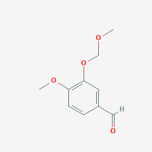 molecular formula C10H12O4 B1361236 4-Methoxy-3-(methoxymethoxy)benzaldehyde CAS No. 5779-98-6