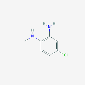 molecular formula C7H9ClN2 B1361238 4-氯-N1-甲基苯-1,2-二胺 CAS No. 59681-66-2