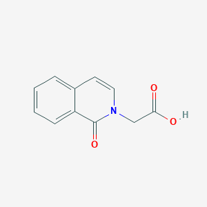 molecular formula C11H9NO3 B1361241 2-(1-Oxoisoquinolin-2(1H)-YL)acetic acid CAS No. 59139-93-4
