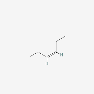 molecular formula C6H12 B1361246 cis-3-Hexene CAS No. 7642-09-3