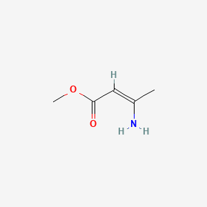 molecular formula C5H9NO2 B1361247 Methyl 3-aminobut-2-enoate CAS No. 21731-17-9