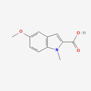 molecular formula C11H11NO3 B1361252 5-Methoxy-1-methyl-1H-indole-2-carboxylic acid CAS No. 59908-54-2
