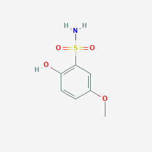 molecular formula C7H9NO4S B13612557 2-Hydroxy-5-methoxybenzenesulfonamide CAS No. 82020-60-8