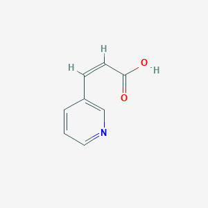 molecular formula C8H7NO2 B136126 (Z)-3-pyridin-3-ylprop-2-enoic acid CAS No. 155170-47-1
