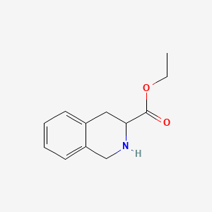molecular formula C12H15NO2 B1361260 Ethyl 1,2,3,4-tetrahydroisoquinoline-3-carboxylate CAS No. 41234-43-9