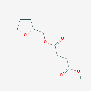 molecular formula C9H14O5 B1361267 4-Oxo-4-(oxolan-2-ylmethoxy)butanoic acid 