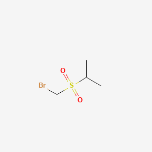 molecular formula C4H9BrO2S B13612701 2-Bromomethanesulfonylpropane 