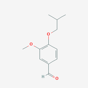 molecular formula C12H16O3 B1361284 4-异丁氧基-3-甲氧基苯甲醛 CAS No. 66488-79-7