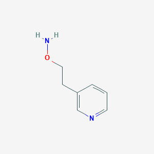 molecular formula C7H10N2O B13612849 o-(2-(Pyridin-3-yl)ethyl)hydroxylamine 