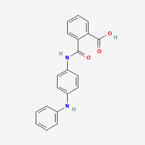molecular formula C20H16N2O3 B1361294 N-(4-Phenylamino-phenyl)-phthalamic acid 