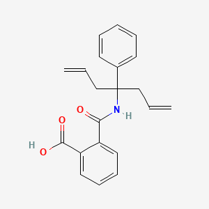 molecular formula C21H21NO3 B1361295 N-(1-Allyl-1-phenyl-but-3-enyl)-phthalamic acid 