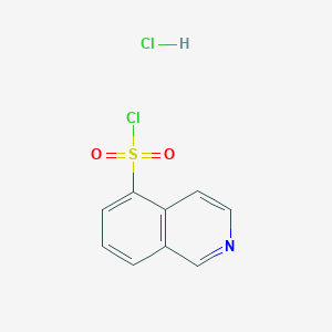 molecular formula C9H7Cl2NO2S B013613 Isoquinoline-5-sulfonyl chloride hydrochloride CAS No. 105627-79-0