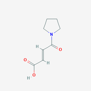 molecular formula C8H11NO3 B1361303 4-Oxo-4-(1-pyrrolidinyl)-2-butenoic acid 
