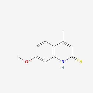 B1361306 7-Methoxy-4-methylquinoline-2-thiol CAS No. 52507-57-0