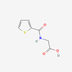 molecular formula C7H7NO3S B1361314 [(Thiophene-2-carbonyl)-amino]-acetic acid CAS No. 33955-17-8