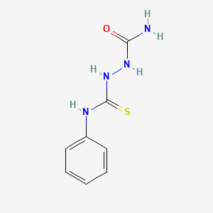 molecular formula C8H10N4OS B1361315 2-(Anilinocarbonothioyl)hydrazinecarboxamide CAS No. 10153-16-9