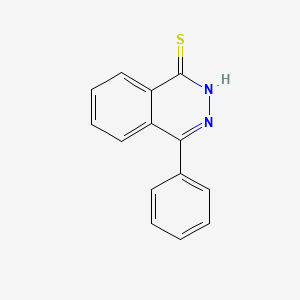 molecular formula C14H10N2S B1361322 4-苯基-酞嗪-1-硫醇 CAS No. 35392-60-0