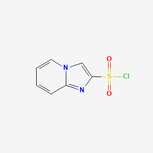 molecular formula C7H5ClN2O2S B13613228 Imidazo[1,2-a]pyridine-2-sulfonyl chloride 