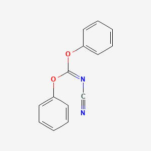 molecular formula C14H10N2O2 B1361328 二苯基 N-氰基碳亚胺酸酯 CAS No. 79463-77-7